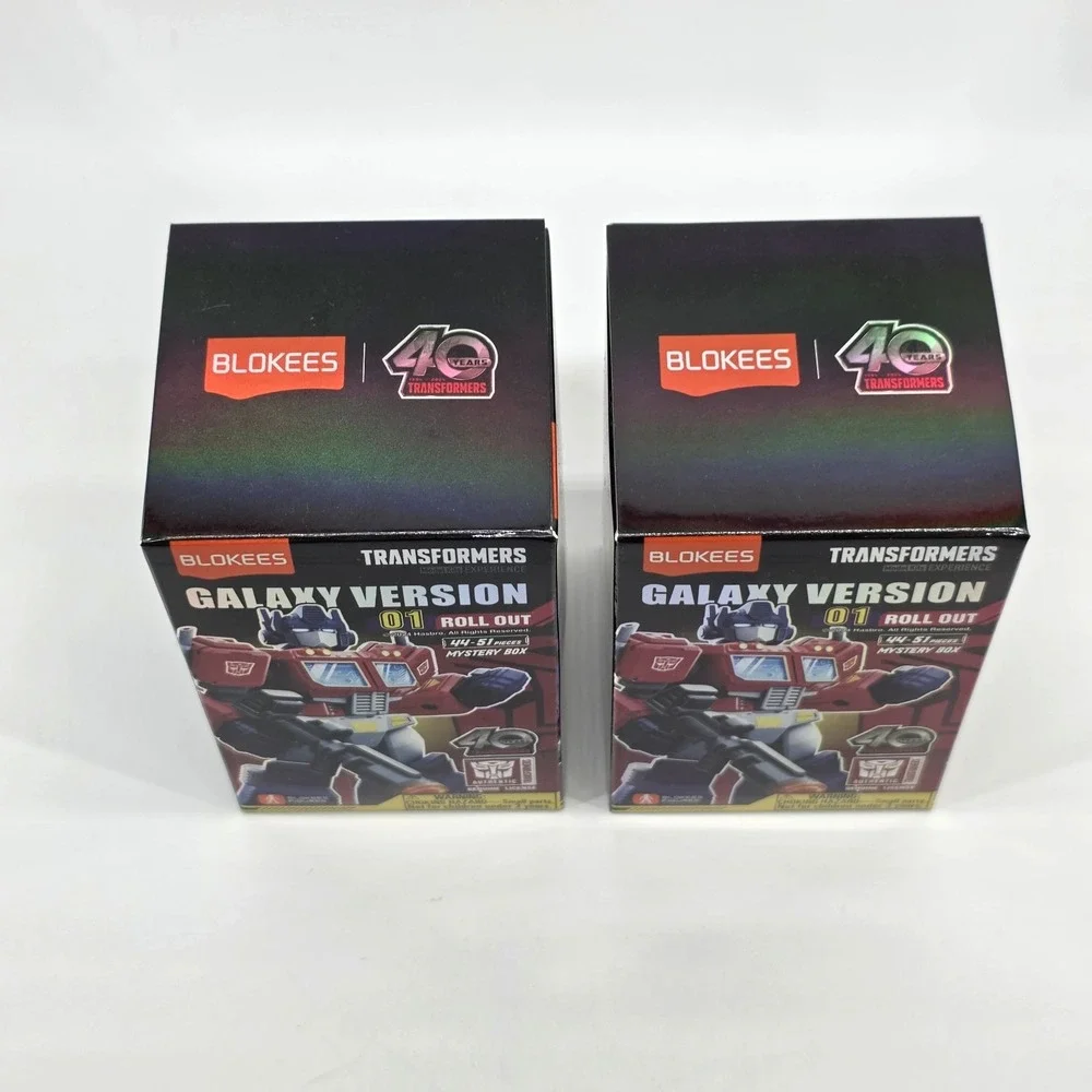 Blokees Transformers Galaxy Version 01 Roll Out Sealed Lot of 2 Boxes